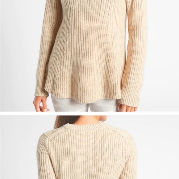 ATHLETA Sierra Sweater oatmeal NWT new - Picture 4 of 8
